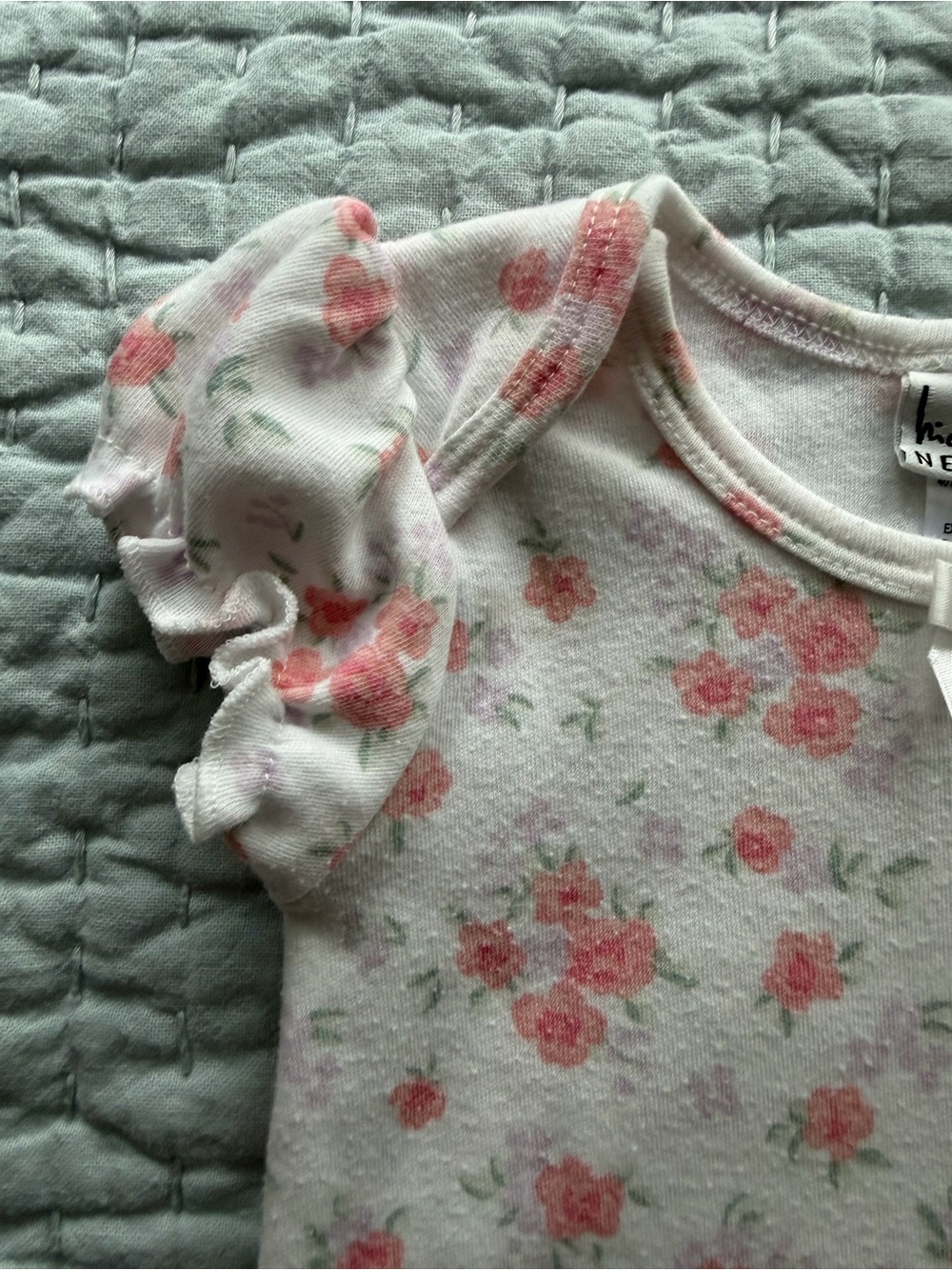 Baby Girl Bundle 5pc Nicole Miller Hanes Carter's 9-12M Floral Spring - Picture 12 of 13